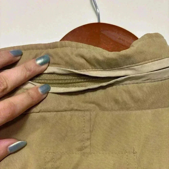 Weathercast Outerwear Khaki Men’s Full Zip Wind and Rain Jacket Size M - Picture 11 of 11